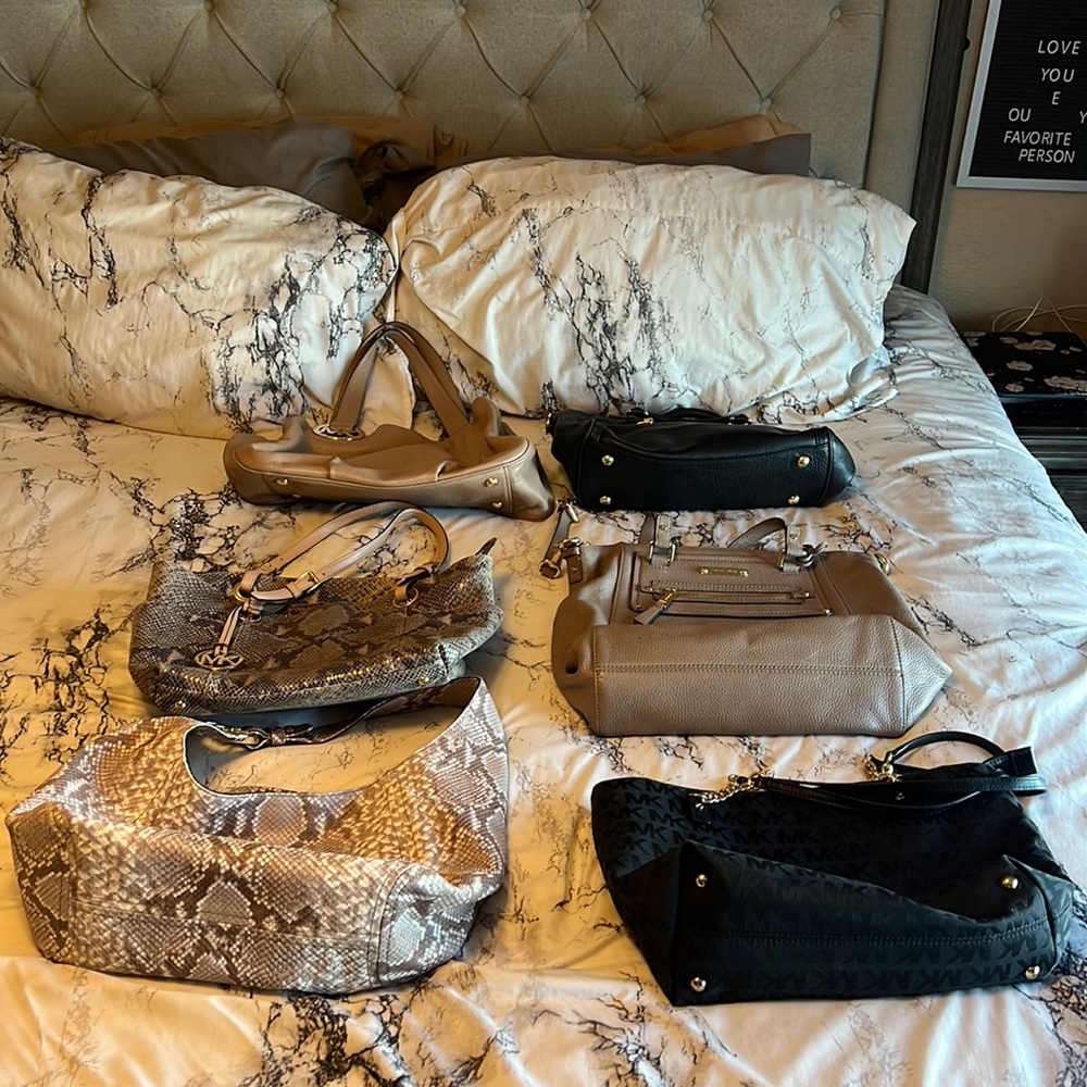 Michael Kors handbags..